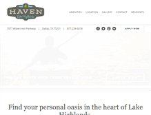 Tablet Screenshot of havenlakehighlands.com